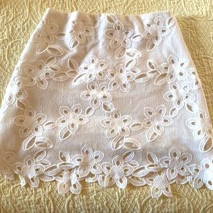 Beautiful white skirt made by Abercrombie and Fitch.